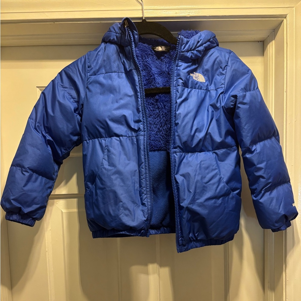 Kids toddlers The North Face Blue Fleece Jacket 6t euc